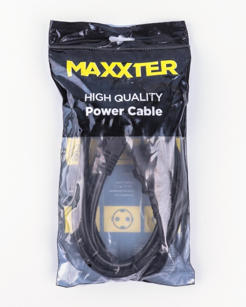 Кабель питания Maxxter 1.5 мм2 1,8 м (CL-22-6) 