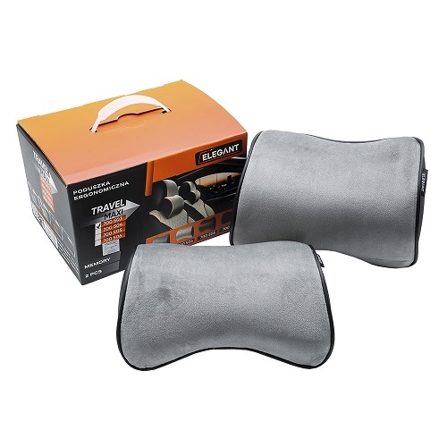 Подушка-підголівник Elegant Ергономічні подушки з ефектом пам'яті (к-сть 2 шт.), сірі EL 700 503 
