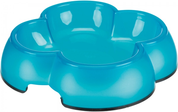Миска Trixie для кошек прозрачная пластик резиновая основа 0,25 л 12 см (24430)