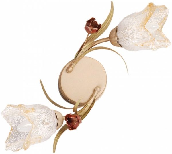 Геотон НПБ 01-2х60-183 Рома-527 2x60 Вт E14 кремовый 44902 