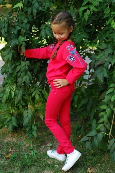 Джегинсы Minikin р.98 красный 17740798 