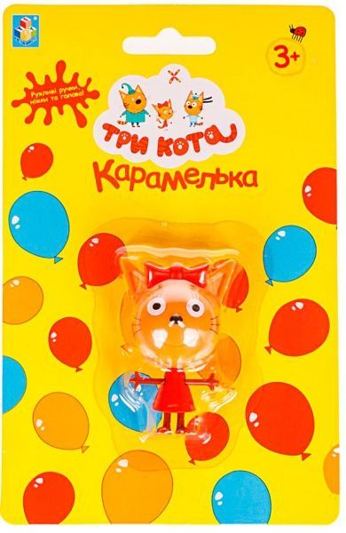 Фигурка коллекционная Три кота Карамелька с механической функцией T17174 