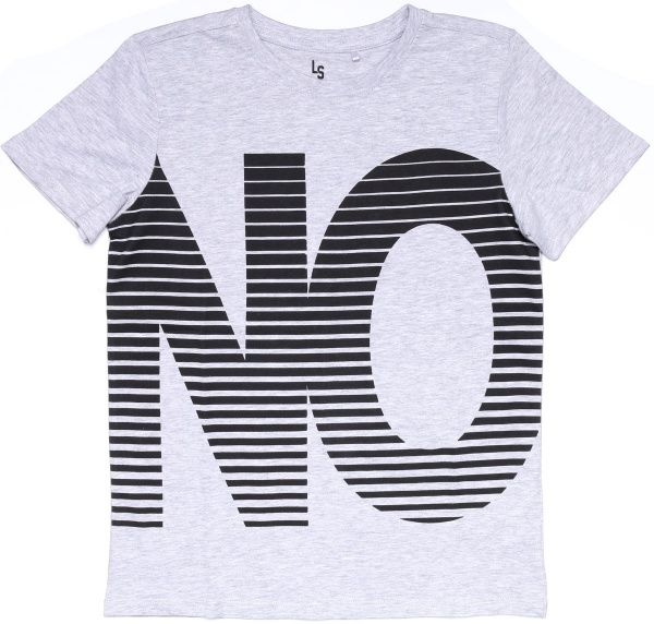 Футболка для хлопчиків LINCOLN&SHARKS 2I3903 р.152 сірий меланж 