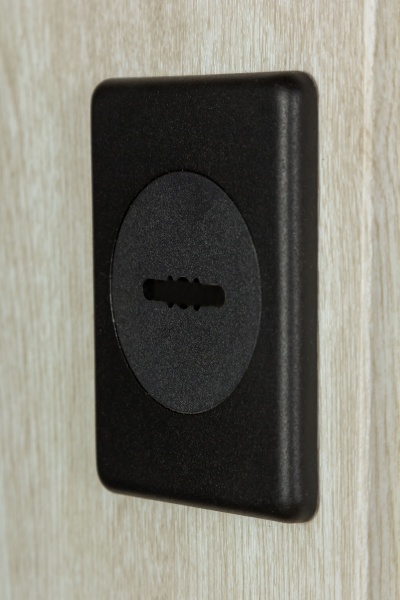 Двері вхідні Revolut Doors В-82 (квадро) Гладка 191 венге темний / дуб полярний 2050x850 мм праві