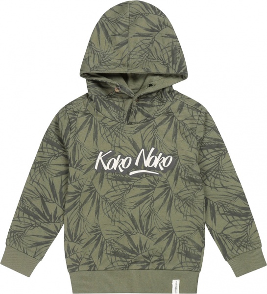 Худи для мальчика Koko Noko р.110 зеленый с рисунком U44881-37 