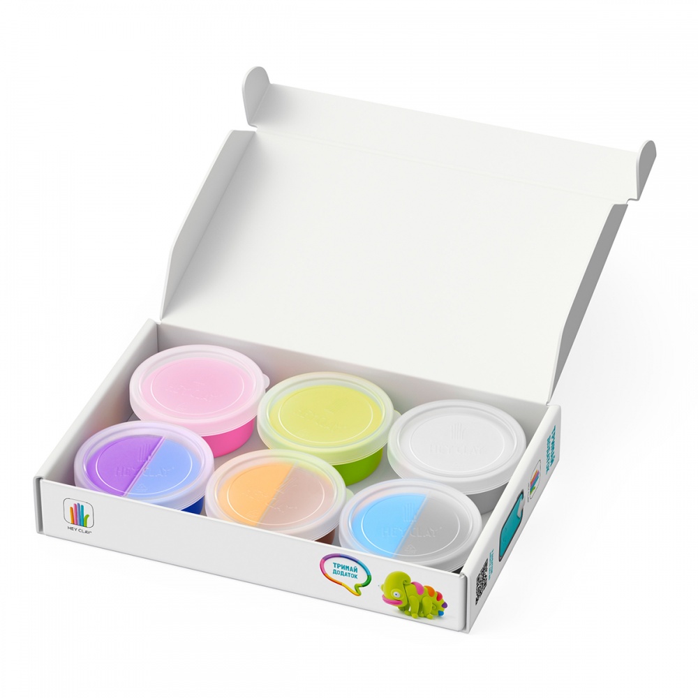 Набір пластиліну Lipaka що самостійно твердіє - Екзотичні тварини: Хамелеон, Гастропода, Аксолотль 60049-UA01