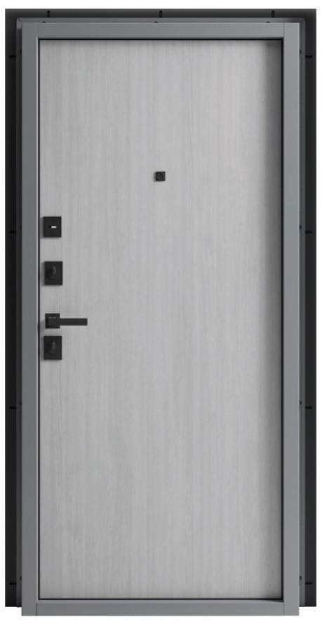 Дверь входная Rodos Ultra Lux F-200 сланец темный 2050x960 мм левая