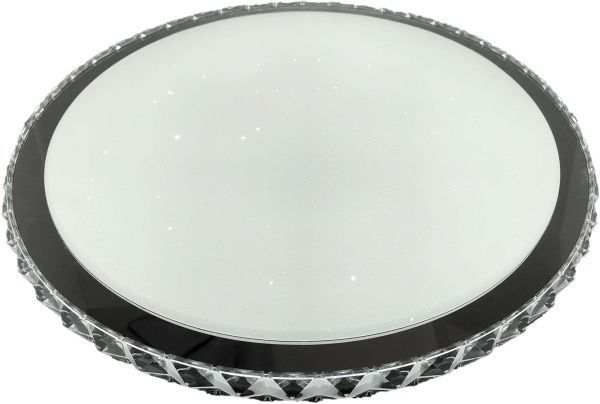 Світильник світлодіодний Hopfen Siyanie з пультом ДК 28 Вт білий/хром 3000-6000 К 