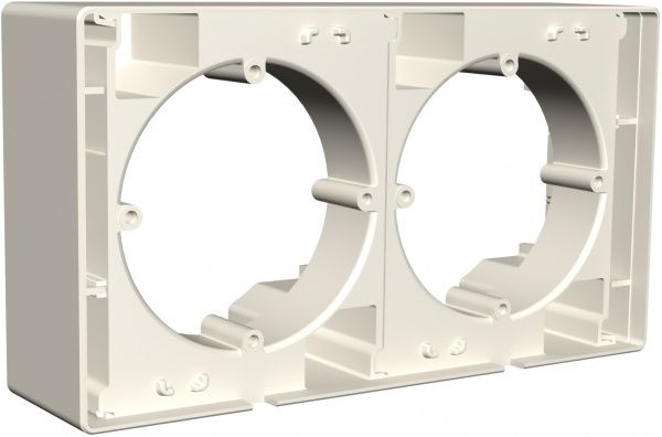 Коробка для наружного монтажа Plank Electrotechnic Nordic накладная ABS-пластик PLK7011132