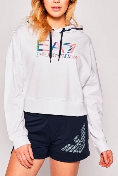 Джемпер EA7 Felpa 3HTM34-TJ39Z-1100 р. M белый