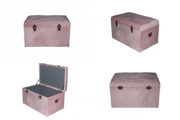 Скриня-пуф Джемісон фіолетовий