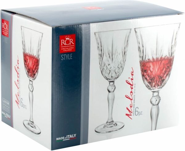 Набор бокалов для вина Melodia 270 мл 6 шт. RCR