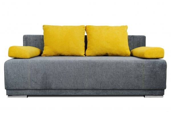 Диван прямий EP-STI Line сірий/жовтий 1920x950x800 мм