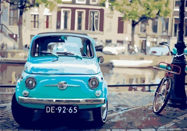 Картина по номерам Улицами города Идейка 