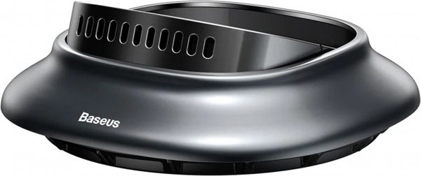 Ароматизатор на панель приборов BASEUS Little Volcano Deep gray (SUXUN-AH0G) одеколон x2, лимон x1, океан x1