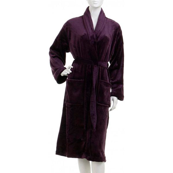 Халат женский La Nuit Классик р. S фиолетовый 