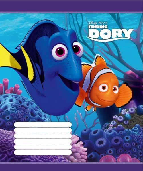 Зошит шкільний У пошуках Дорі 12 аркушів коса Міцар+