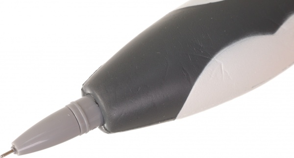 Ручка гелева М'яка лапка чорна 