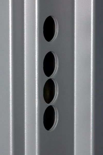 Двері вхідні Булат Гарант 535 бетон антрацит / бетон сніжний 2050x950 мм праві