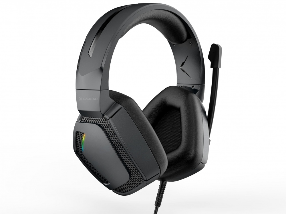 Гарнітура ігрова GamePro HS605 RGB black (HS605)