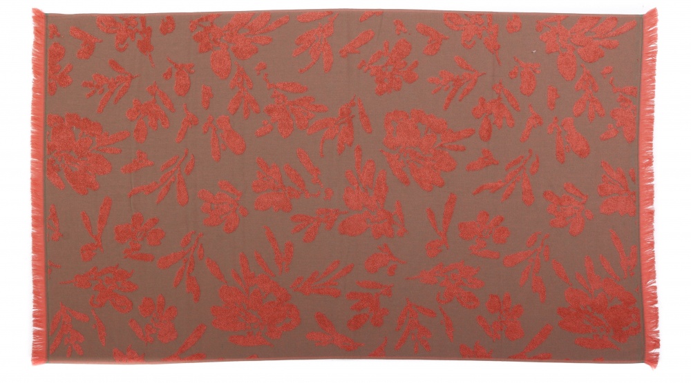 Полотенце пляжное Flowers 90x160 см коралловый ABC