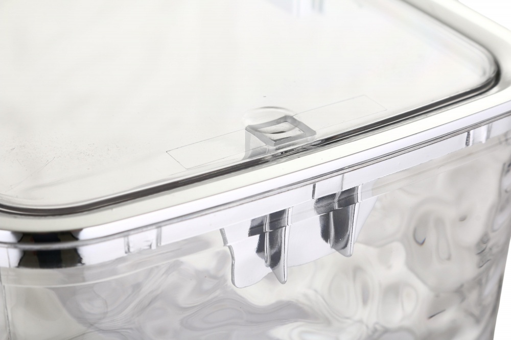 Органайзер Sensio для дрібниць з кришкою 16,5х16,5х10 см прозорий