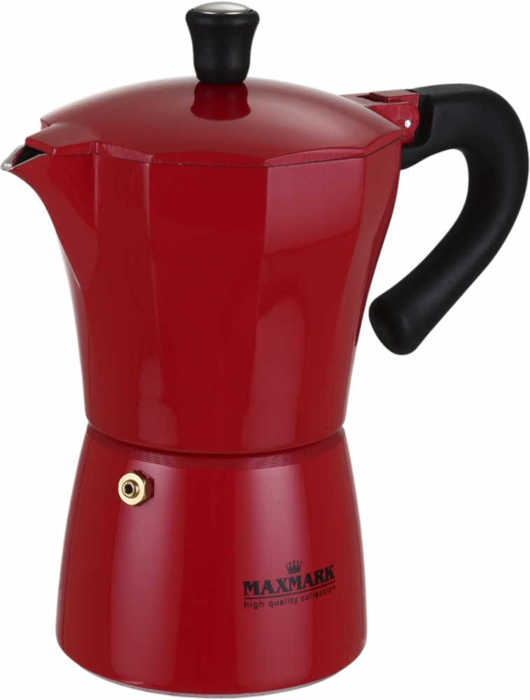 Кавоварка гейзерна Maxmark Red 240 мл MK-ALR00240