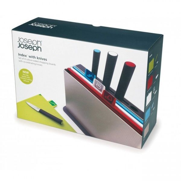 Набір дощок обробних з ножами Index 8 предметів Joseph Joseph