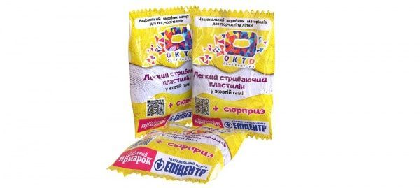 Пластилін легкий стрибаючий 15 грам в асортименті OKTO