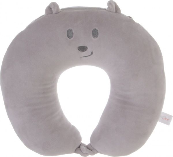 Подушка дорожная Медвежонок серый Home Line