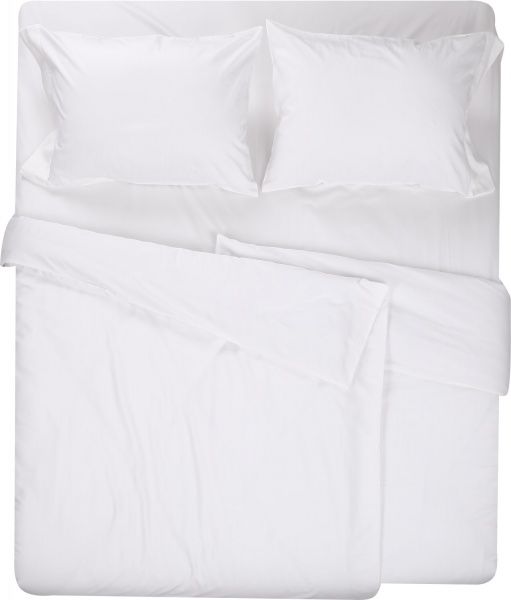 Комплект постельного белья Mono white D семейный белый La Nuit 