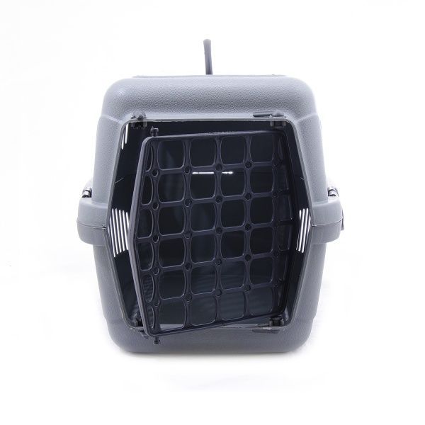 Переноска SGbox для кошек и собак серая до 12 кг SG16060