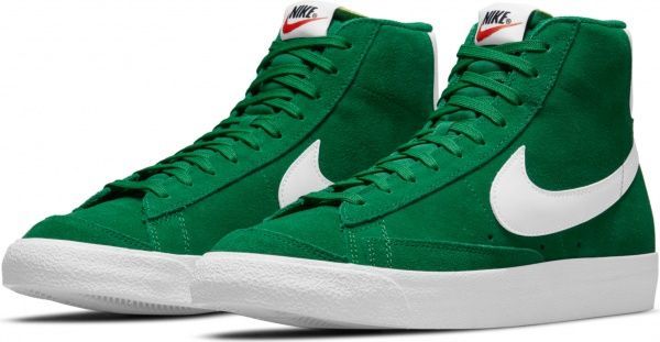 Кроссовки Nike Blazer Mid '77 Suede CI1172-301 р.US 12 бело-зеленый