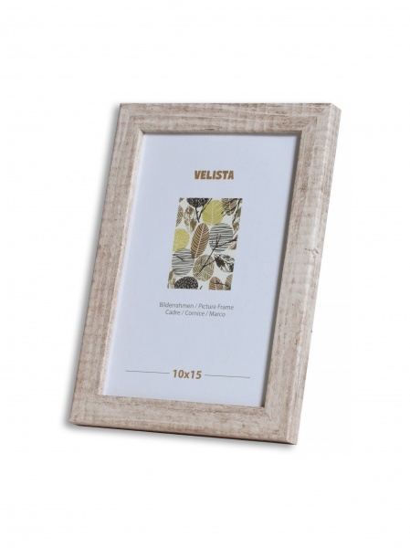 Рамка для фотографії зі склом Веліста 15W-6267v 1 фото 15x21 см сірий 