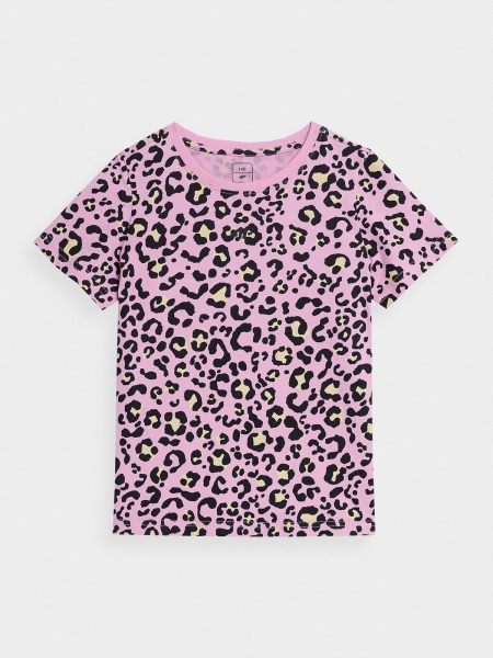 Футболка 4F TSHIRT F1011 4FJSS23TTSHF1011-56A р.128 рожевий