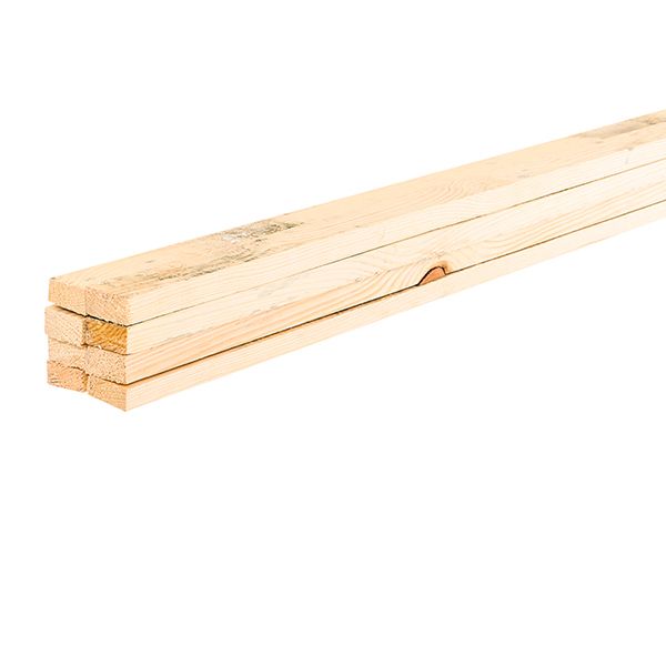 Рейка цельная 20х40х2000 мм сосна (уп. 8 шт.)