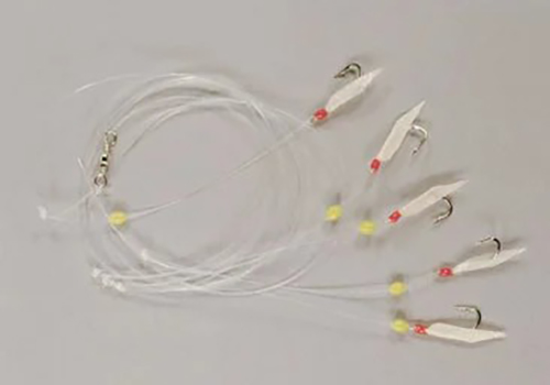 Самодур Lineaeffe Sabiki № 12 5640120 чешуя и фосфорные бусы