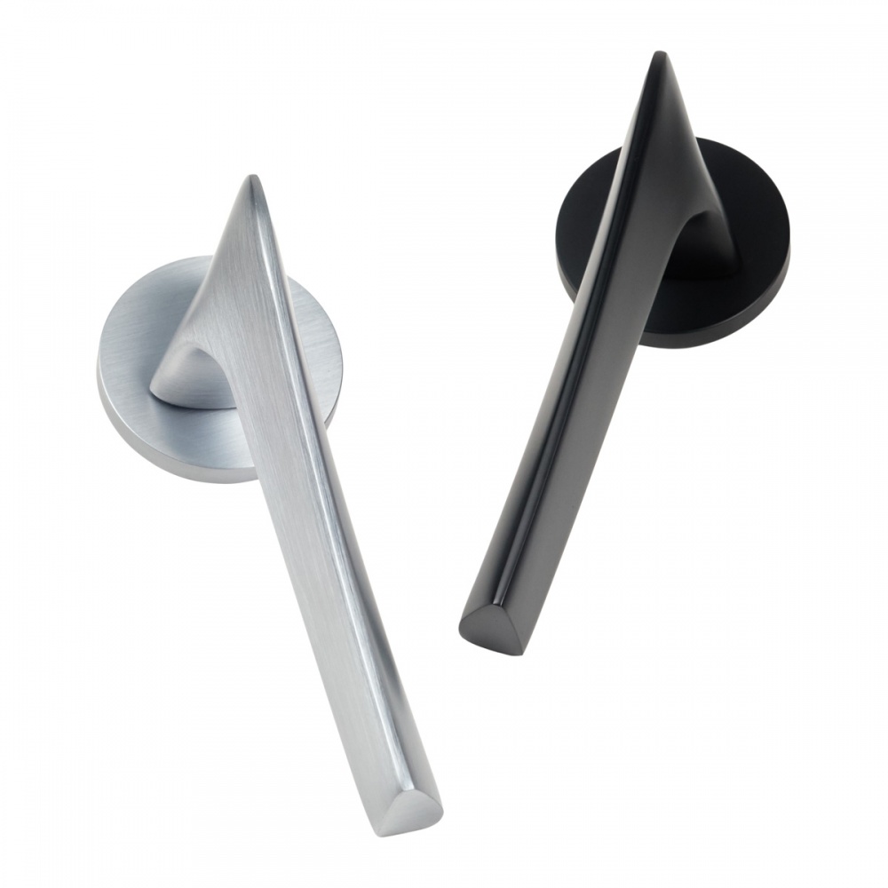 Ручка на розетке Linde A-2028 Black черный