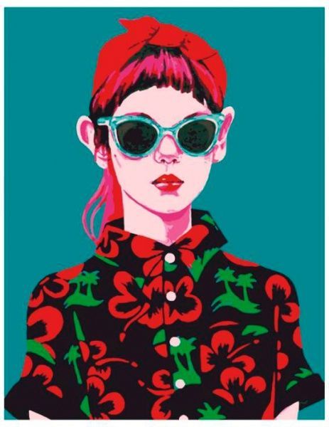 Набір, техніка акриловий живопис за номерами Амелі Rosa Start 