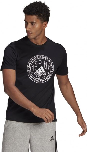 Футболка Adidas M CRCL XPLR T GL2840 2XL чорний
