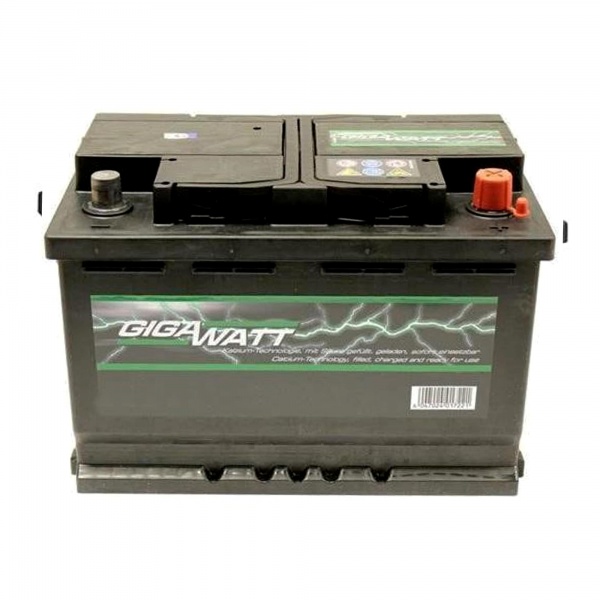Аккумулятор автомобильный GIGAWATT EFB 65Ah 650A 12V «+» справа (GW 01853E5650)