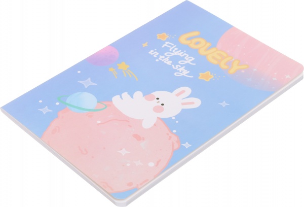 Блокнот Зайчонок на луне 14,5x21 см