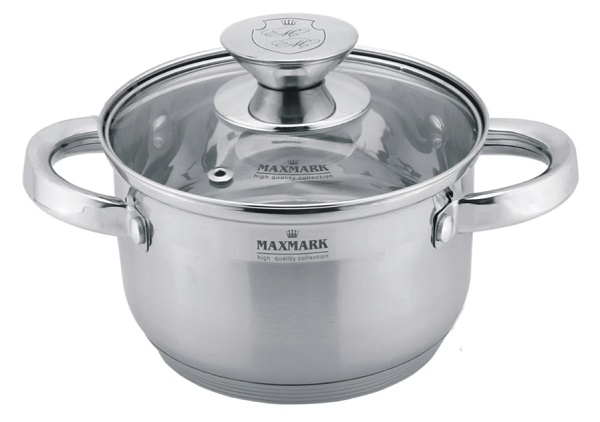 Кастрюля с крышкой Maxmark 1,5 л 16 см MK-3701