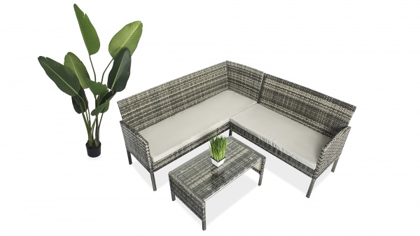 Комплект меблів Just Relax Geneve бежевий із коричневим 