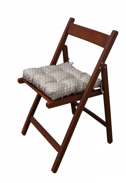 Подушка на стул Горох беж Прованс