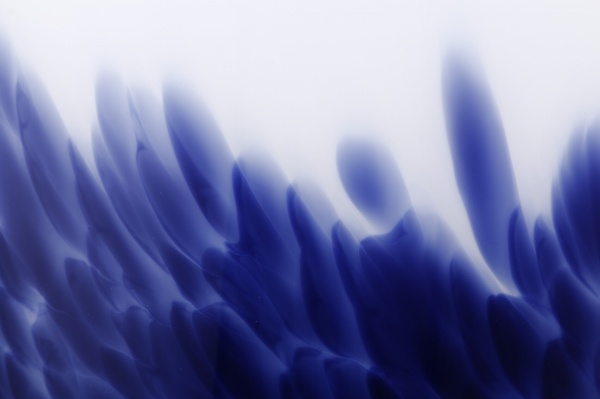 Ваза Wrzesniak Glassworks Confetti 35 см кобальт 