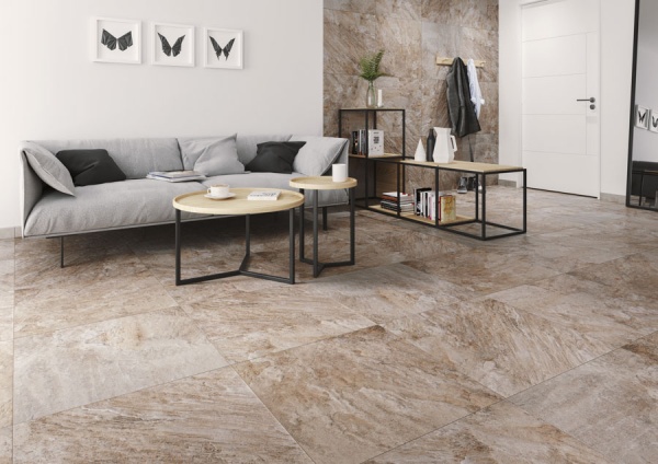 Плитка Ceramika Paradyz Genesis Beige Gres Szkl. Struktura Mat. 60x60 