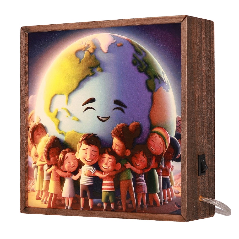 Настільна лампа декоративна The 11's Діти 1x2 Вт дуб