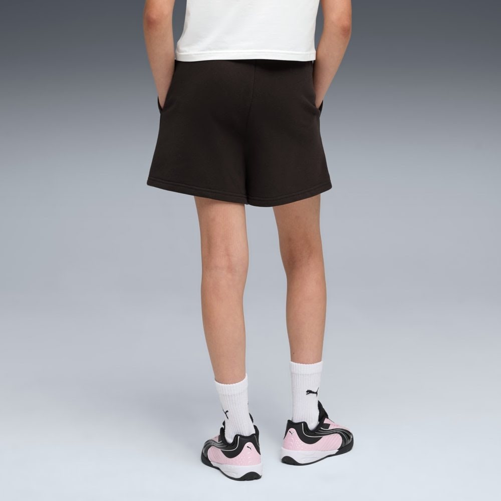Шорти Puma ESS Logo High Waist Shorts TR G 69172101 р. 128 чорний — фото 1
