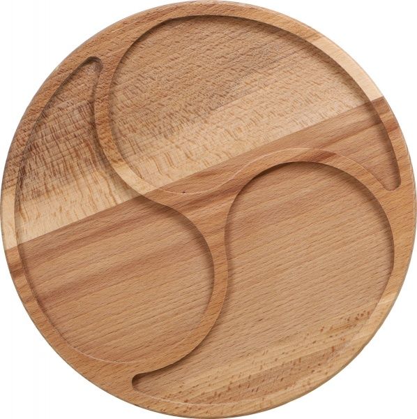 Менажниця кругла 30 см, DM-3 бук WoodSteel 